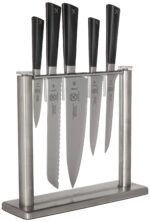 Mercer Culinary Züm - Juego de bloques forjados (6 piezas, acero inoxidable/vidrio) Mercer Tool Corp M19100