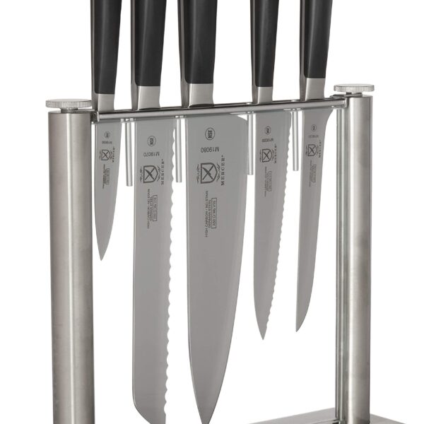 Mercer Culinary Züm - Juego de bloques forjados (6 piezas, acero inoxidable/vidrio) Mercer Tool Corp M19100