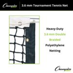 Champion Sports Red de tenis para torneo de 0.142 in