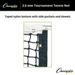 Champion Sports Red de tenis para torneo de 0.142 in