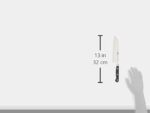 ZWILLING J.A. Henckels Cuchillo Santoku profesional "S", acanalado, 7", Negro 31120-183