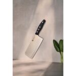 Cuchillo de Carnicero Chino ZWILLING TWIN Signature 30795-183 7 Pulgadas Acero Inoxidable Negro
