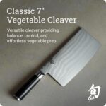 Shun DM0712. Cuchillo chino para vegetales, de 7 pulgadas.