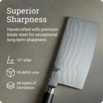 Shun DM0712. Cuchillo chino para vegetales, de 7 pulgadas.