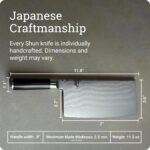 Shun DM0712. Cuchillo chino para vegetales, de 7 pulgadas.