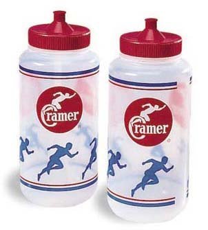 Botella de Agua Deportiva Ánfora Squeeze Cramer 023145 Boca Ancha Plástico Libre de BPA para Deportes de Equipo Fútbol