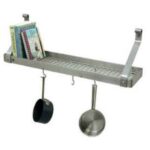 Estantería para ollas de acero inoxidable Enclume Premier PR8A SS 36 pulgadas profunda para cocina
