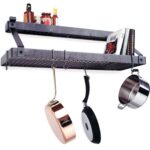 Estantería para ollas de acero inoxidable Enclume Premier PR8A SS 36 pulgadas profunda para cocina