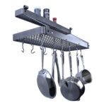Estantería de pared con estante Enclume PR8C HS acero martillado para cocina