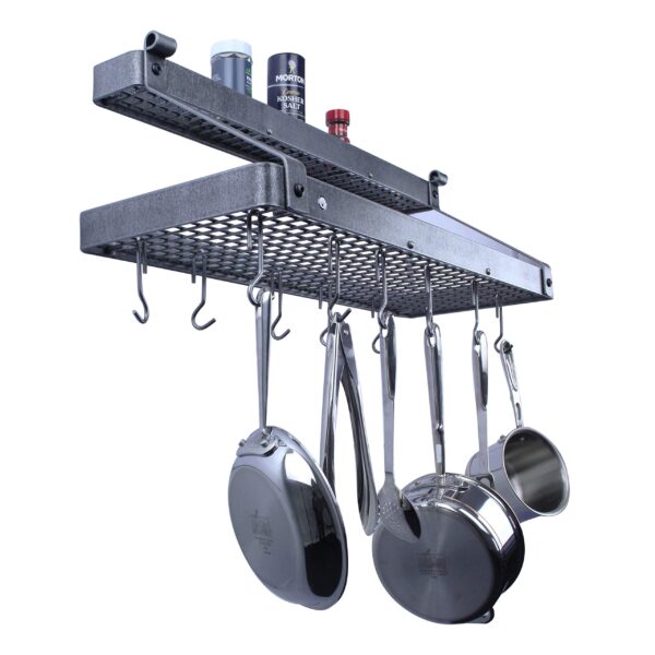 Estantería de pared con estante Enclume PR8C HS acero martillado para cocina