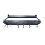 Estantería de pared con estante Enclume PR8C HS acero martillado para cocina