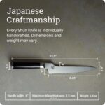 Shun Cutlery - Cuchillo clásico para pan de 8.25 pulgadas, las serraciones largas se deslizan a través del pan, ideal pa