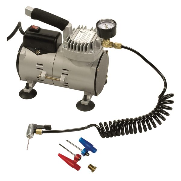 Champion Sports Electric Ball Inflator – Quiet High-PSI Air Compressor & Ball Pump for Sports Balls, 110–120V AC