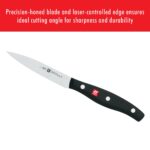ZWILLING Twin Signature - Juego de cuchillos alemanes de 11 piezas con bloque, afilado para afeitar, fabricado en una fá