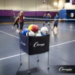 Champion Sports Volleyball Cart & Equipment Storage, Durable Aluminum Frame for High Volume Practices & Training Session