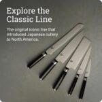 Shun Cutlery - Cuchillo clásico para cortar tierra hueca de 9 pulgadas, largo, hoja fina, permite cortes más limpios par