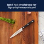 Juego de Cuchillos de Cocina Henckels Classic 31425-000 Acero Inoxidable 3 Piezas Cuchillo de Chef Utilitario y Pelador