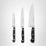 Juego de Cuchillos de Cocina Henckels Classic 31425-000 Acero Inoxidable 3 Piezas Cuchillo de Chef Utilitario y Pelador