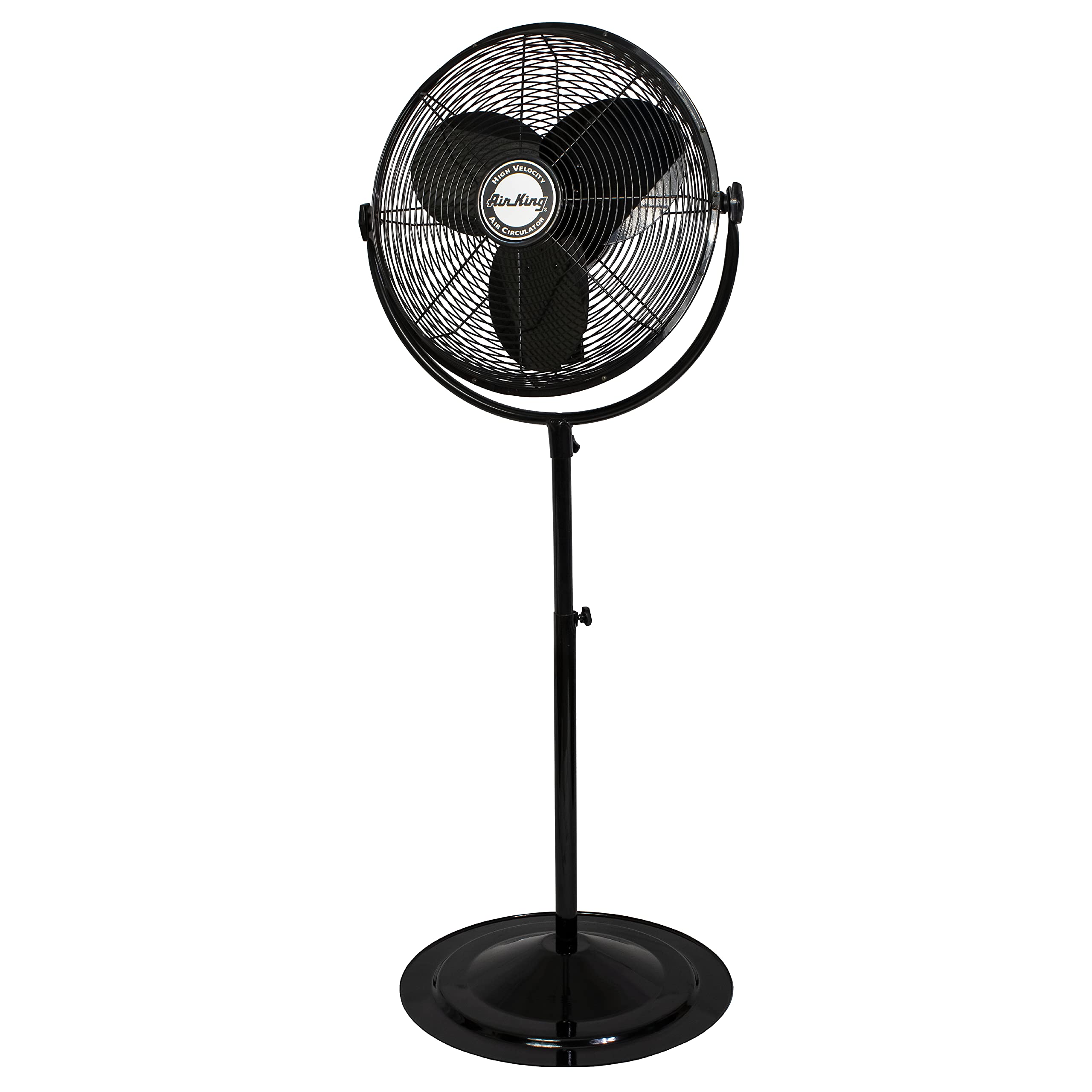 Version 1.0.0 Ventilador de pedestal industrial Air King 9420 20 pulgadas 3 velocidades acero 120 voltios aprobado ETL OSHA