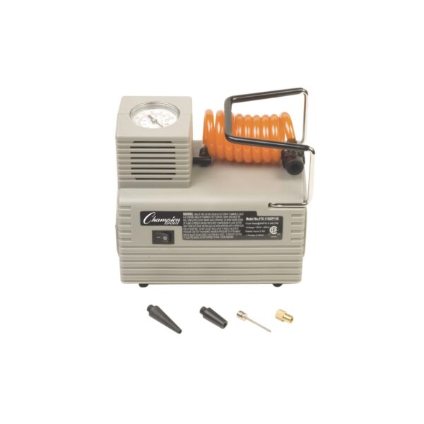 Champion Sports Electric Ball Inflator – Quiet High-PSI Air Compressor & Ball Pump for Sports Balls, 110–120V AC