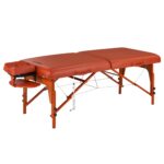 Master Massage - Mesa de masaje portátil Santana Therma Top de 31 pulgadas (almohadillas térmicas integradas), cama de e