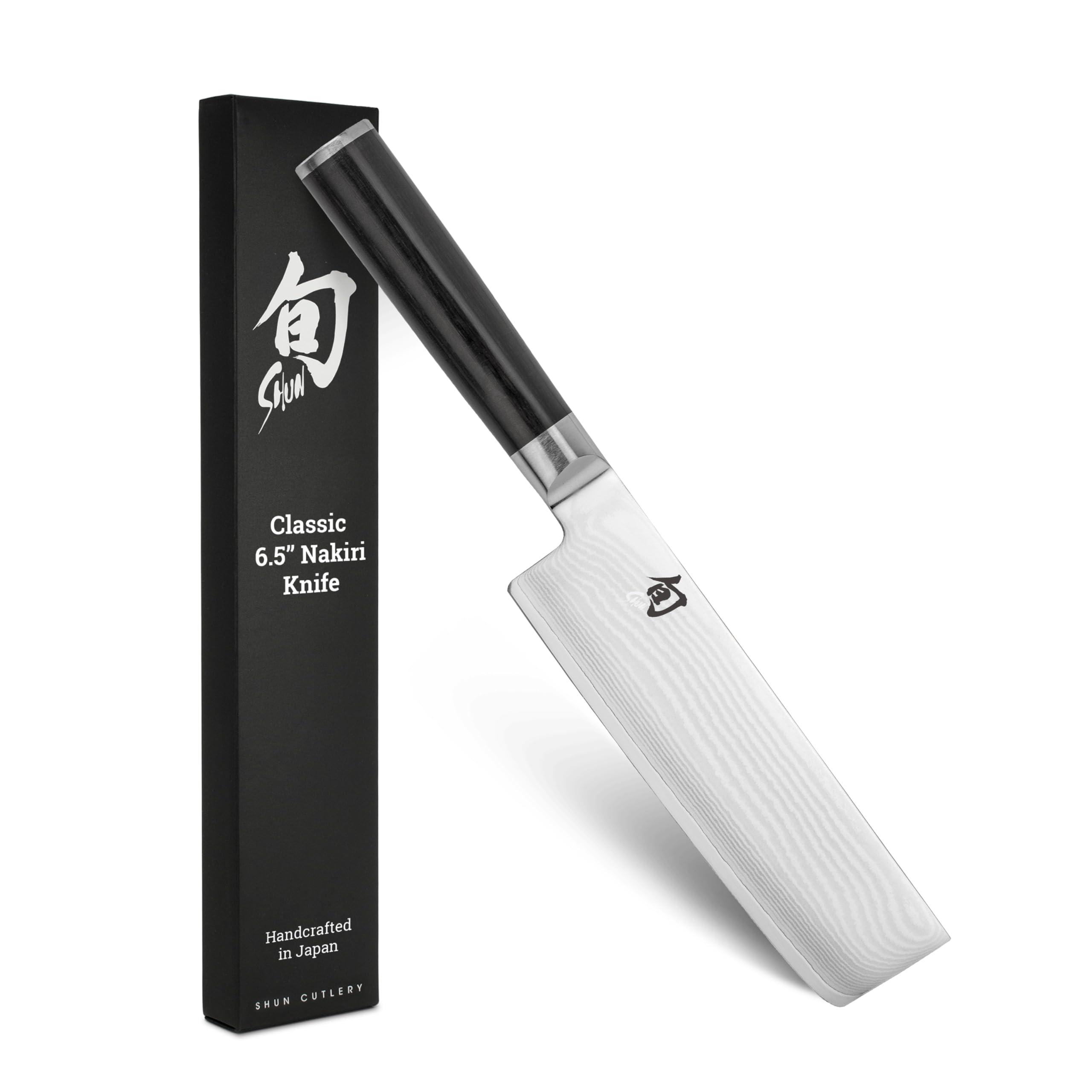 Version 1.0.0 Shun Classic Cuchillo Nakiri de acero inoxidable de 6 1/2 pulgadas Kai DM0728