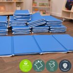 Children's Factory Tough Duty Toddler Nap Mats, 1 inch Thick Toddler Sleeping Mats for Preschools and Daycares, Comforta