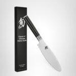 Shun Cuchillo versátil clásico de 6 pulgadas con núcleo de corte VG-MAX patentado y revestimiento de Damasco de acero in