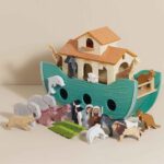 Le Toy Van - Juguete educativo de juego de rol de arca de madera para jugar de simulación | Adecuado para un niño o una