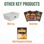 LEM Products MightyBite Mezclador de carne manual de 20 libras de capacidad, en acero inoxidable, solo manual 654