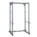 Body-Solid Powerline - Soporte de potencia ajustable, marco de acero resistente de entrenamiento de fuerza de 18 niveles