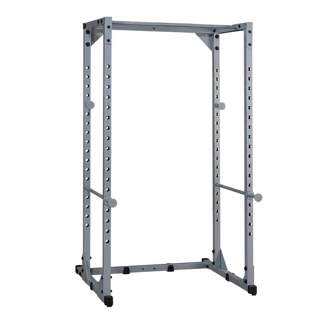 Version 1.0.0 Body-Solid Powerline - Soporte de potencia ajustable, marco de acero resistente de entrenamiento de fuerza de 18 niveles