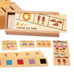 Constructive Playthings Combo de caja de clasificación para color y conteo para niños