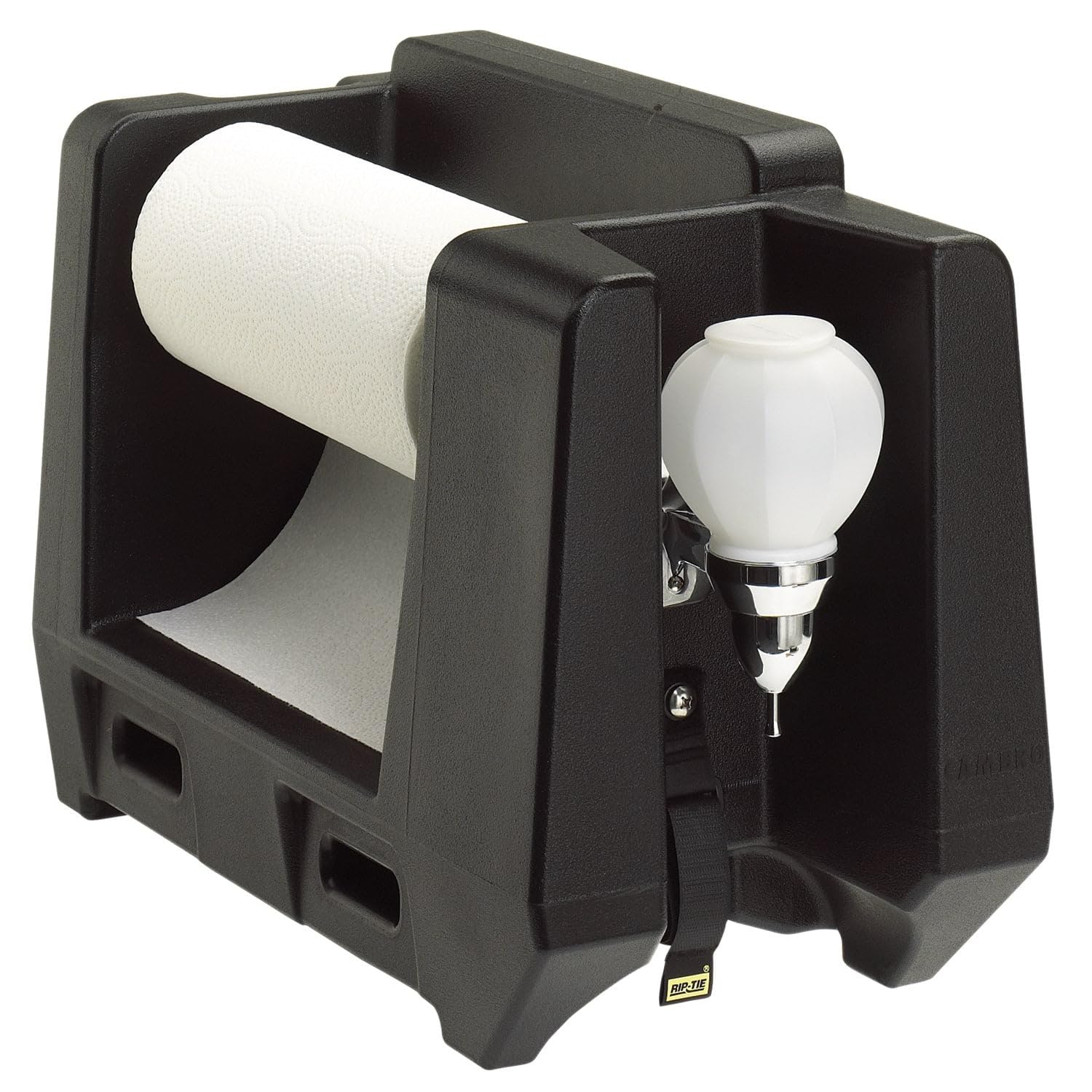 Version 1.0.0 Estación de lavado de manos con dispensador de toallas de papel Cambro HWAPR-110 negro