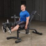 Body-Solid Banco de pesas ajustable con múltiples ángulos para gimnasio doméstico y comercial (FID46), banco plano, incl