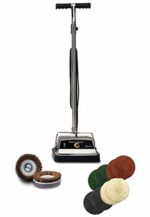 Pulidor y Champú para Pisos y Alfombras Koblenz P-1800 12 pulgadas motor 4.2A dos velocidades cepillos dobles contrarota