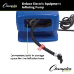 Champion Sports Electric Ball Inflator – Quiet High-PSI Air Compressor & Ball Pump for Sports Balls, 110–120V AC
