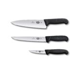 Victorinox, cubertería para chefs, 3 unidades, 8 pulgadas, Negro 5.1053.3-X3