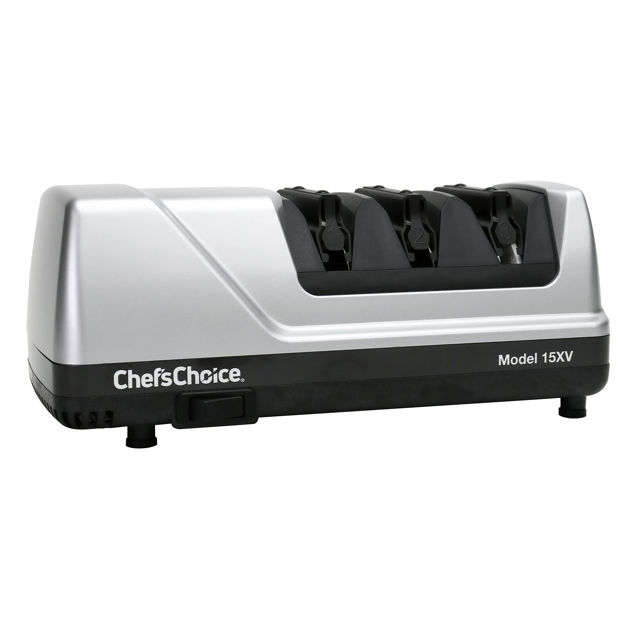 Version 1.0.0 Afilador de cuchillos eléctrico profesional Chefs Choice 15XV EdgeSelect 0101500 de 3 etapas con abrasivos de diamante p