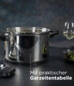 Olla de presión express Kuhn Rikon Duromatic 30333 acero inoxidable plateada 5 Litros