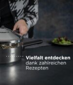 Olla de presión express Kuhn Rikon Duromatic 30333 acero inoxidable plateada 5 Litros