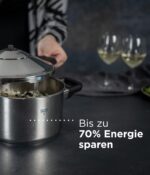 Olla de presión express Kuhn Rikon Duromatic 30333 acero inoxidable plateada 5 Litros