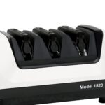 Afilador de cuchillos eléctrico profesional Chefs Choice 0115200 de 3 etapas para hojas de 15 y 20 grados rectas y denta