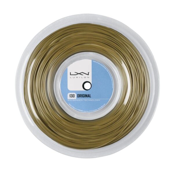 Luxilon Original 130 - Cuerda de tenis (656.2 ft, color marrón)