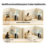 Aire acondicionado portatil Whynter ARC-14S 14000 BTU doble manguera con deshumidificador y ventilador enfria hasta 46 m