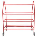 Champion Sports Carrito de almacenamiento de baloncesto con marco de acero, varios estilos