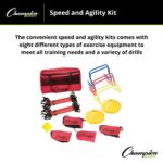 Champion Sports SAGKIT Kit de entrenamiento de agilidad de velocidad, 15 uds./bolsa