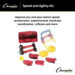 Champion Sports SAGKIT Kit de entrenamiento de agilidad de velocidad, 15 uds./bolsa