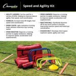 Champion Sports SAGKIT Kit de entrenamiento de agilidad de velocidad, 15 uds./bolsa