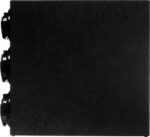 Dispensador de tapas para vasos San Jamar L2923BK 8 a 46 onzas plastico negro 24.50x10x28.75 pulgadas restaurante